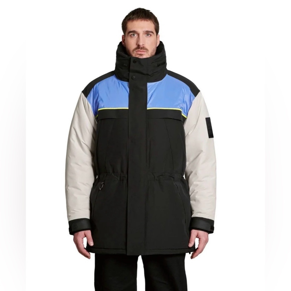 Ski-Doo Men’s Acer X KANUK Snowmobile Jacket in Light Blue NWT